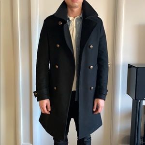 ZARA Men’s Wool Double-Breasted Coat